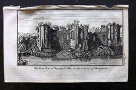 Newbery (Pub) 1770 Antique Print. Newport Castle, Monmouth Wales