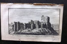 Newbery (Pub) 1770 Antique Print. Norham Castle, Northumberland