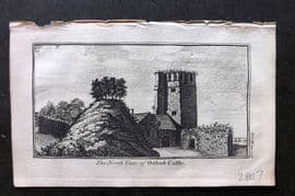 Newbery (Pub) 1770 Antique Print. North View of Oxford Castle