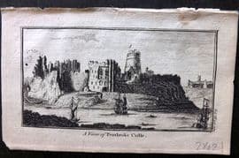 Newbery (Pub) 1770 Antique Print. Pembroke Castle, Wales
