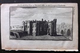 Newbery (Pub) 1770 Antique Print. Picton Castle, Pembroke, Wales