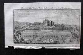 Newbery (Pub) 1770 Antique Print. Powis Castle, Montgomery, Wales