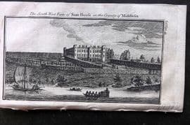 Newbery (Pub) 1770 Antique Print. Sion House, Middlesex London