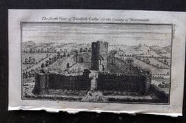 Newbery (Pub) 1770 Antique Print. Skinfrith Castle, Monmouth Wales