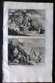 Picart 1728 Folio Antique Print. China Magicians