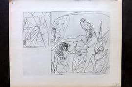 Picasso 1956 Blind Minotaur Led by Girl with Bouquet of Wild Flowers 94