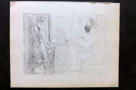 Picasso Vollard 1956 Sculptor seated by a Window, Working from Model 59
