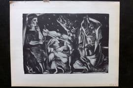 Picasso Vollard Suite 1956 Print. Blind Minotaur Led through the Night 97
