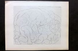 Picasso Vollard Suite 1956 Print. Embrace 30