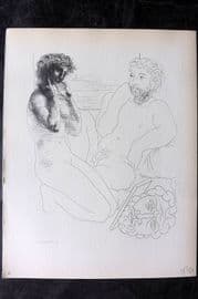 Picasso Vollard Suite 1956 Print. Sculptor and Model by a Window 69