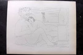 Picasso Vollard Suite 1956 Print. Sculptor and Reclining Model at Window 53
