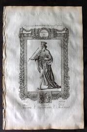 Raymond 1787 Folio Portrait Print. Henry IV