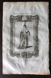 Raymond 1787 Folio Portrait Print. James I