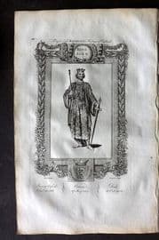 Raymond 1787 Folio Portrait Print. King John