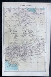 Reclus C1880 Antique Map. Eastern Sahara, Africa