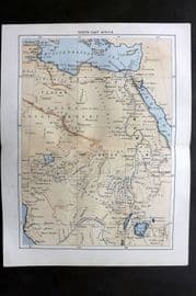 Reclus C1880 Antique Map. North East Africa