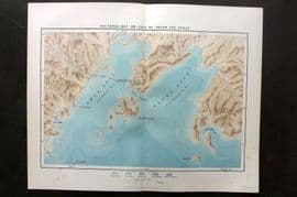 Reclus C1880 Antique Map. Victoria Bay or Gulf of St. Peter The Great. Russia