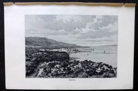 Reclus C1880 Antique Print. Amboyna, Indonesia