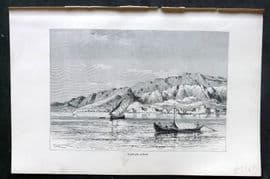 Reclus C1880 Antique Print. Bandar - Abbas. Persia Iran