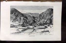 Reclus C1880 Antique Print. Cisterns of Aden