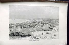 Reclus C1880 Antique Print. Loanda, Africa