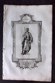 Russell 1779 Folio Portrait Print. Edward I