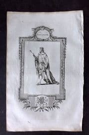 Russell 1779 Folio Portrait Print. Edward III