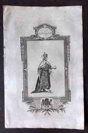 Russell 1779 Folio Portrait Print. Edward IV