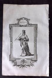 Russell 1779 Folio Portrait Print. Henry IV