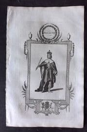Russell 1779 Folio Portrait Print. Henry VII