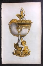 Shaw Middle Ages 1843 HC Print Cup in her Majesty's Collection at Windsor C1530
