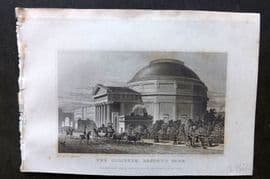 Shepherd 1829 Antique London Print. Coliseum, Regents Park