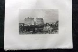 Sherer 1881 Folio Print. Amphitheatre of El Jemm. Tunisia