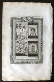 Southwell 1785 Folio Martyrs Print. Inquisition in Spain & Goa