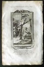 Southwell 1785 Folio Martyrs Print. Marcus Bishop of Arethusa