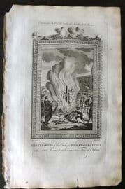 Southwell 1785 Folio Martyrs Print. Martyrdoms of Bishops Ridley & Latimer