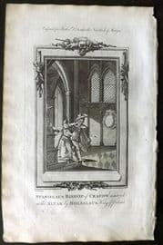 Southwell 1785 Folio Martyrs Print. Stanislaus, Bishop of Cracow. Poland
