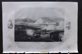 Tyrrell Crimea 1858 Military Print. Battle of Kars. Repulse of the Russians