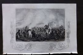 Tyrrell Crimea 1858 Military Print. Zouaves Advancing, Battle of Inkermann