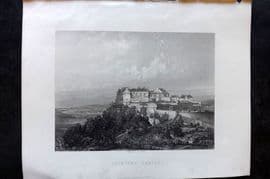 Tytler Scotland 1870's Antique Print. Stirling Castle