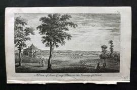 UK 1777 Antique Print. Foot's Cray Place in the County of Kent