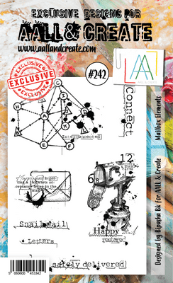 #242 A6 Stamp Mailbox Elements AALL & Create Stamp