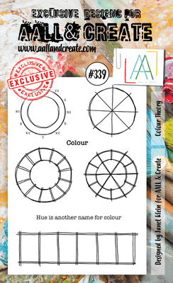 #339 Colour Theory A6 Stamp AALL & Create Stamp
