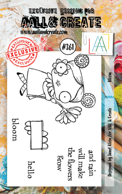 #361 Bloom A7 Stamp AALL & Create Stamp