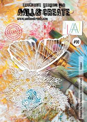 #90 A4 Elegance AALL & Create Stencil
