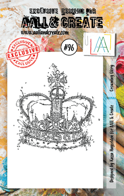 #96 A7 Stamp Crowning Glory AALL & Create Stamp