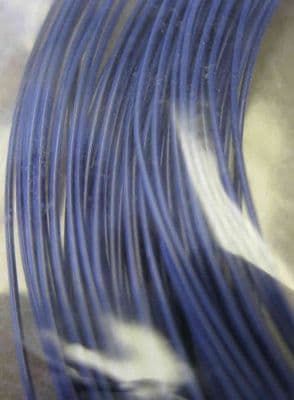 0.5mm x 15m coloured copper wire - opaque blue