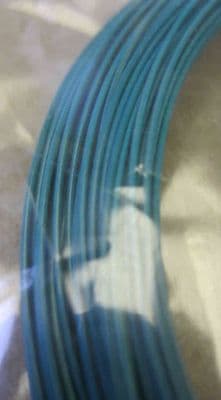 0.5mm x 15m coloured copper wire - opaque green