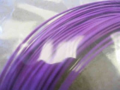 0.5mm x 15m coloured copper wire - opaque purple