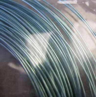 0.5mm x 15m coloured copper wire - supa ice blue